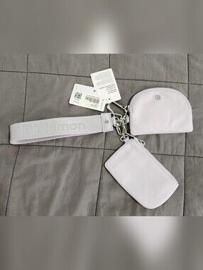 Lululemon Faint Lavender Dual Pouch Wristlet